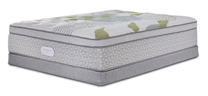 Beautyrest Max+ Valley Euro Top Plush Twin Mattress and Low Profile Boxspring Set