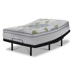 Beautyrest Max+ Valley Euro Top Plush Full Mattress and L2 Motion Pro Adjustable Base