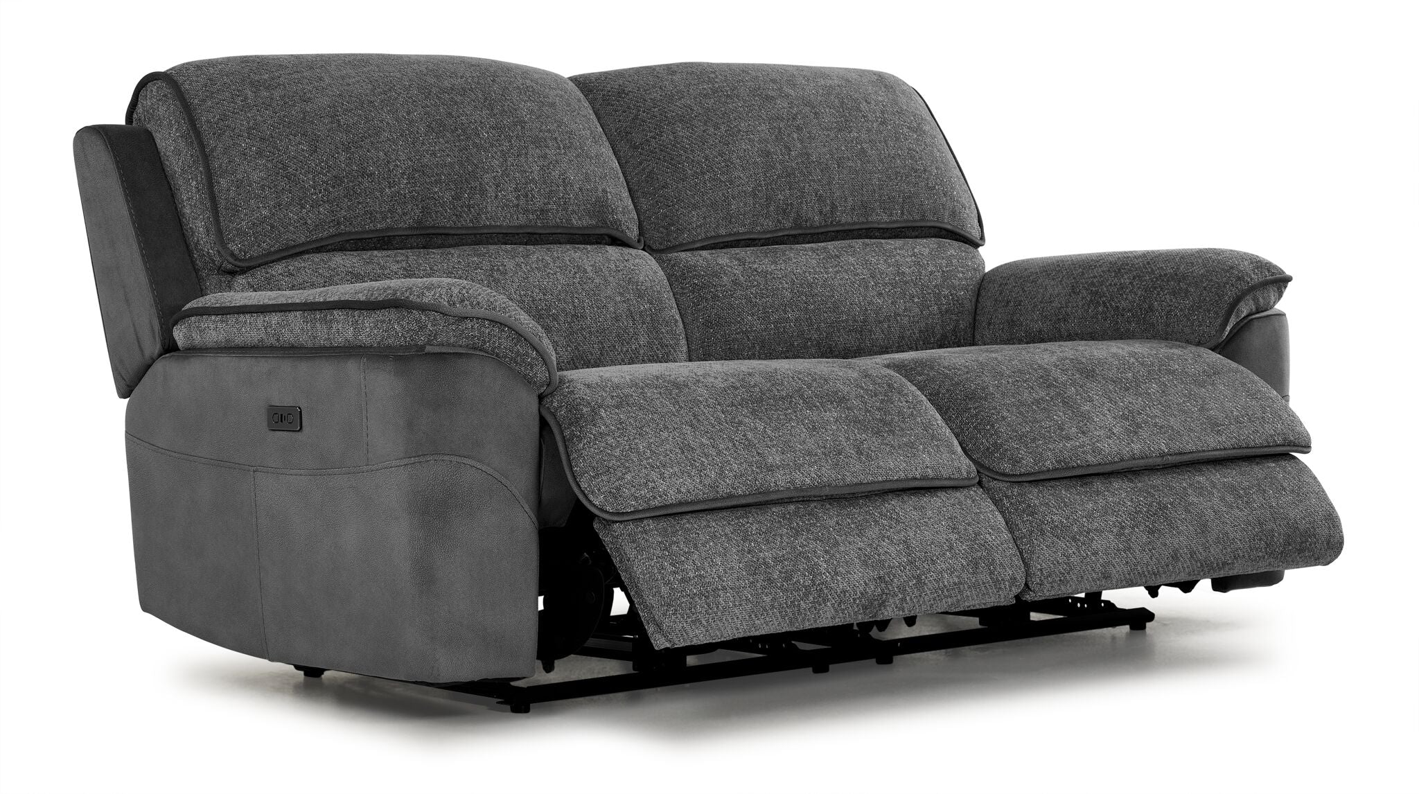 Vandelay Power Reclining Sofa - Grey