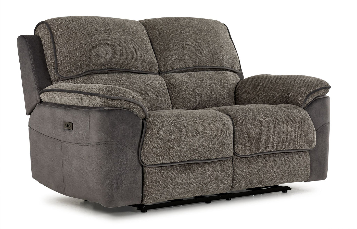 Vandelay Power Reclining Sofa and Loveseat Set - Grey