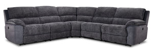 Vandelay 5-Piece Dual Power Reclining Sectional - Blue