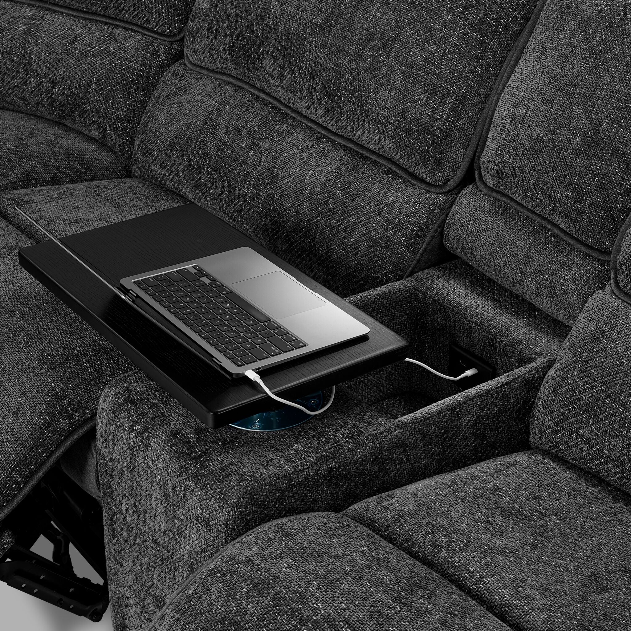 Vandelay 6-Piece Power Reclining Sectional - Grey