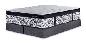 Kingsdown Vanguard Medium Euro Top King Mattress and Split Boxspring Set