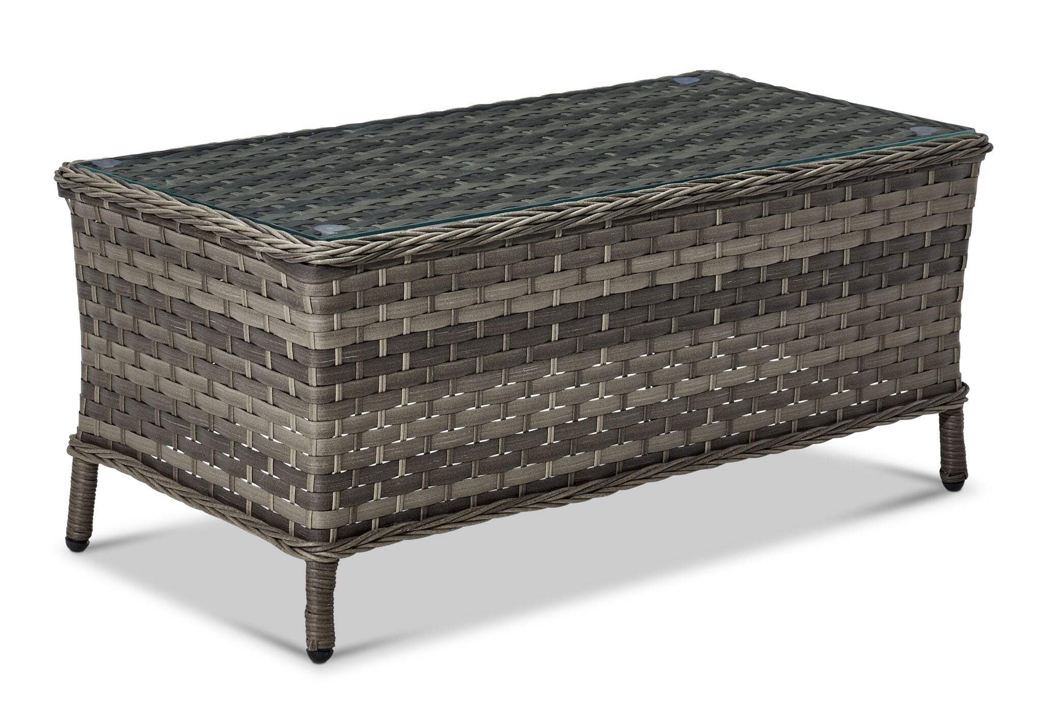 Veranda 4-Piece Outdoor Conversation Set - Grey, Blue