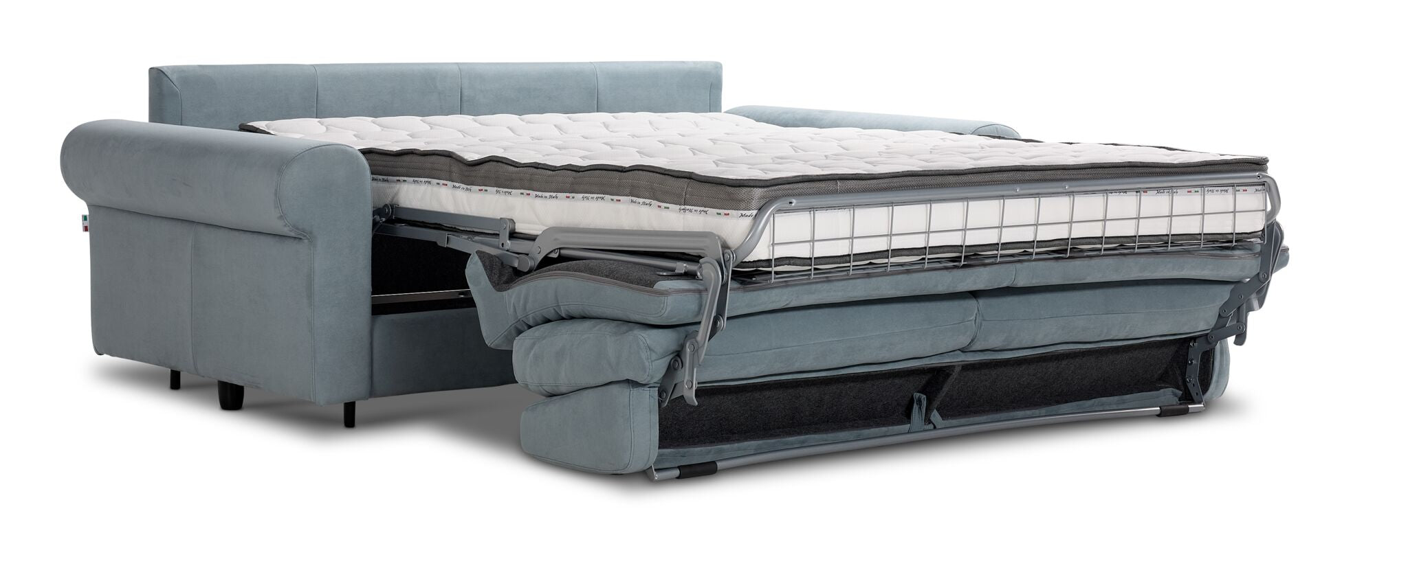 Vito Queen Sofa Bed - Blue