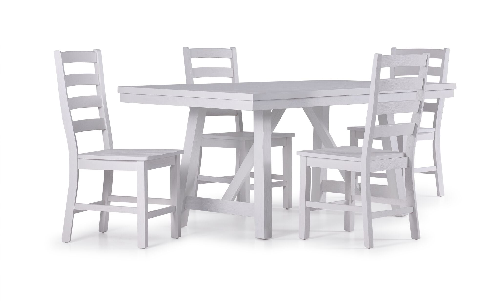 Vivid 5-Piece Dining Set - White