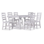 Vivid 7-Piece Dining Set - White