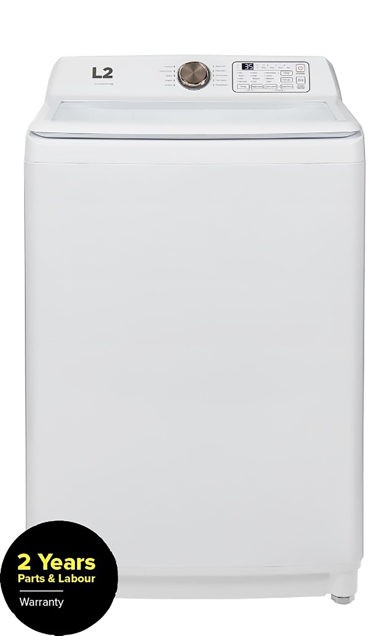 L2 White Top Load Electric Washer (5.1 Cu.ft ) - LT51N1BWWC--
