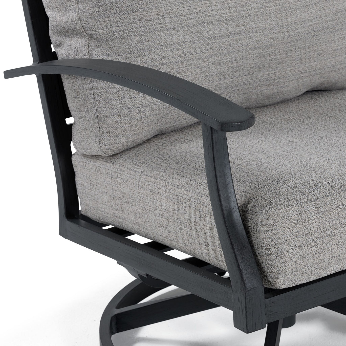 West Lake - Outdoor Swivel Chair - Grey