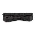 Weston 5-Piece Power Reclining Sectional with Console - Granite