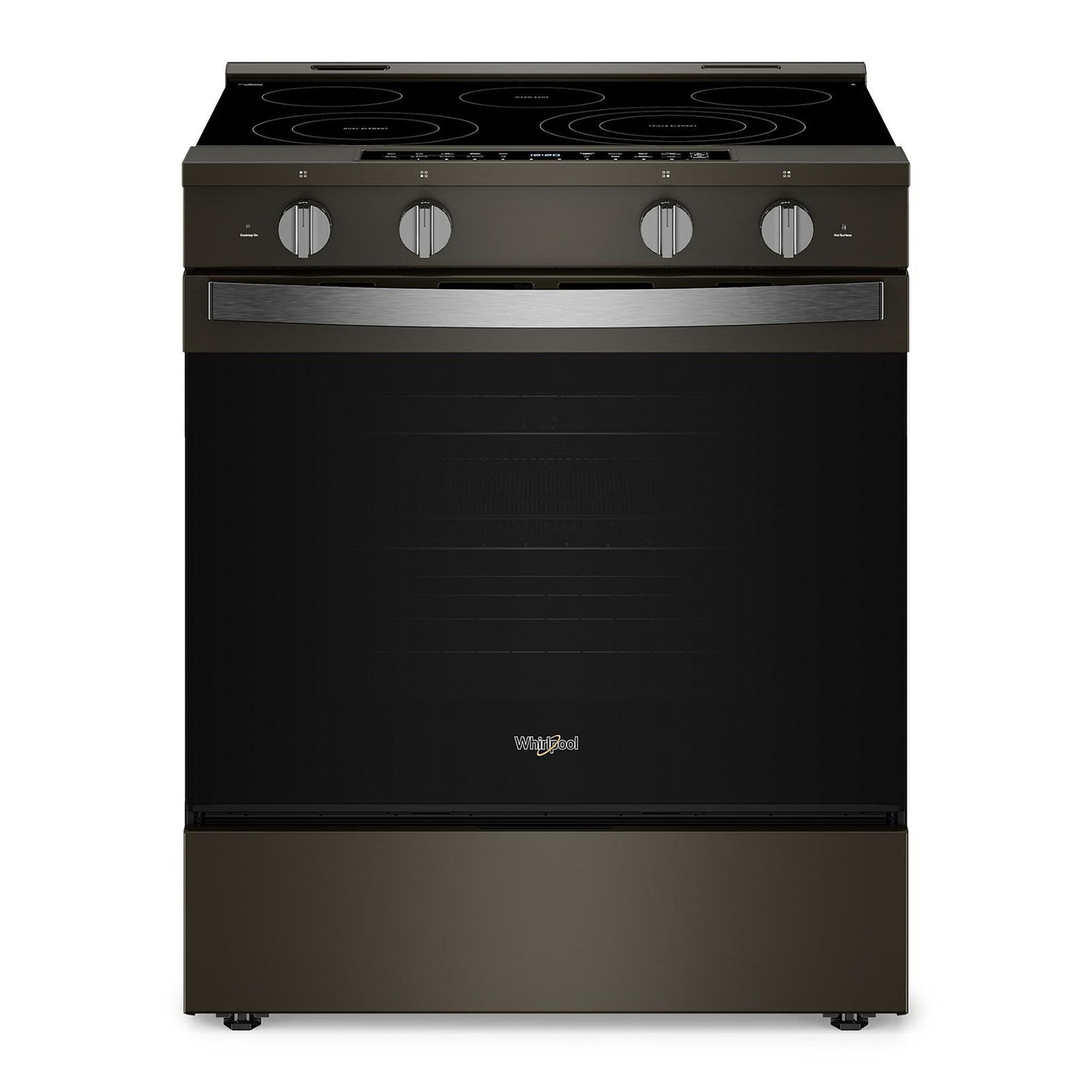 Whirlpool Black-on-Stainless Slide-In Electric Range (5.3 Cu.Ft.) - YWSES7530RV