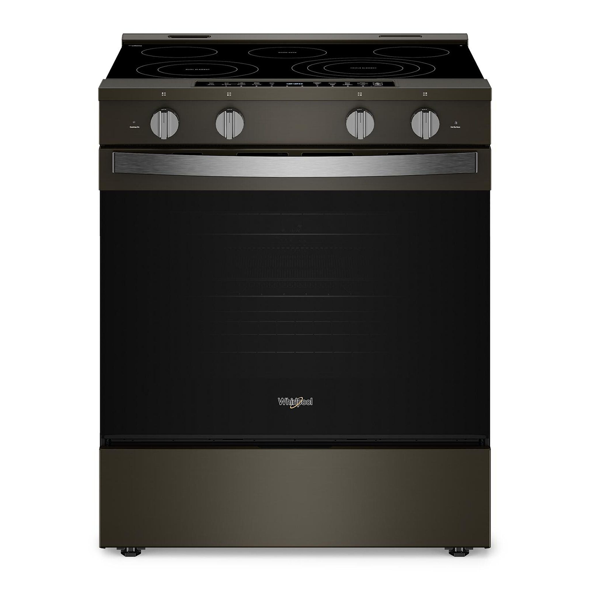 Whirlpool Black-on-Stainless Slide-In Electric Range (5.3 Cu.Ft.) - YWSES7530RV