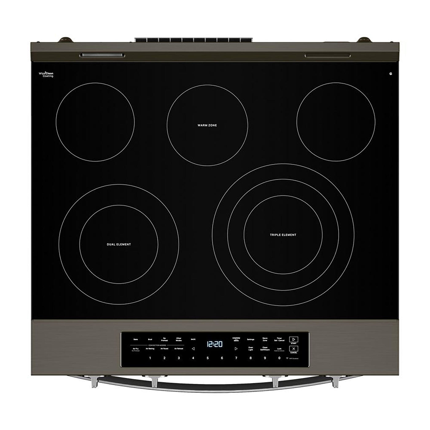 Whirlpool Black-on-Stainless Slide-In Electric Range (5.3 Cu.Ft.) - YWSES7530RV