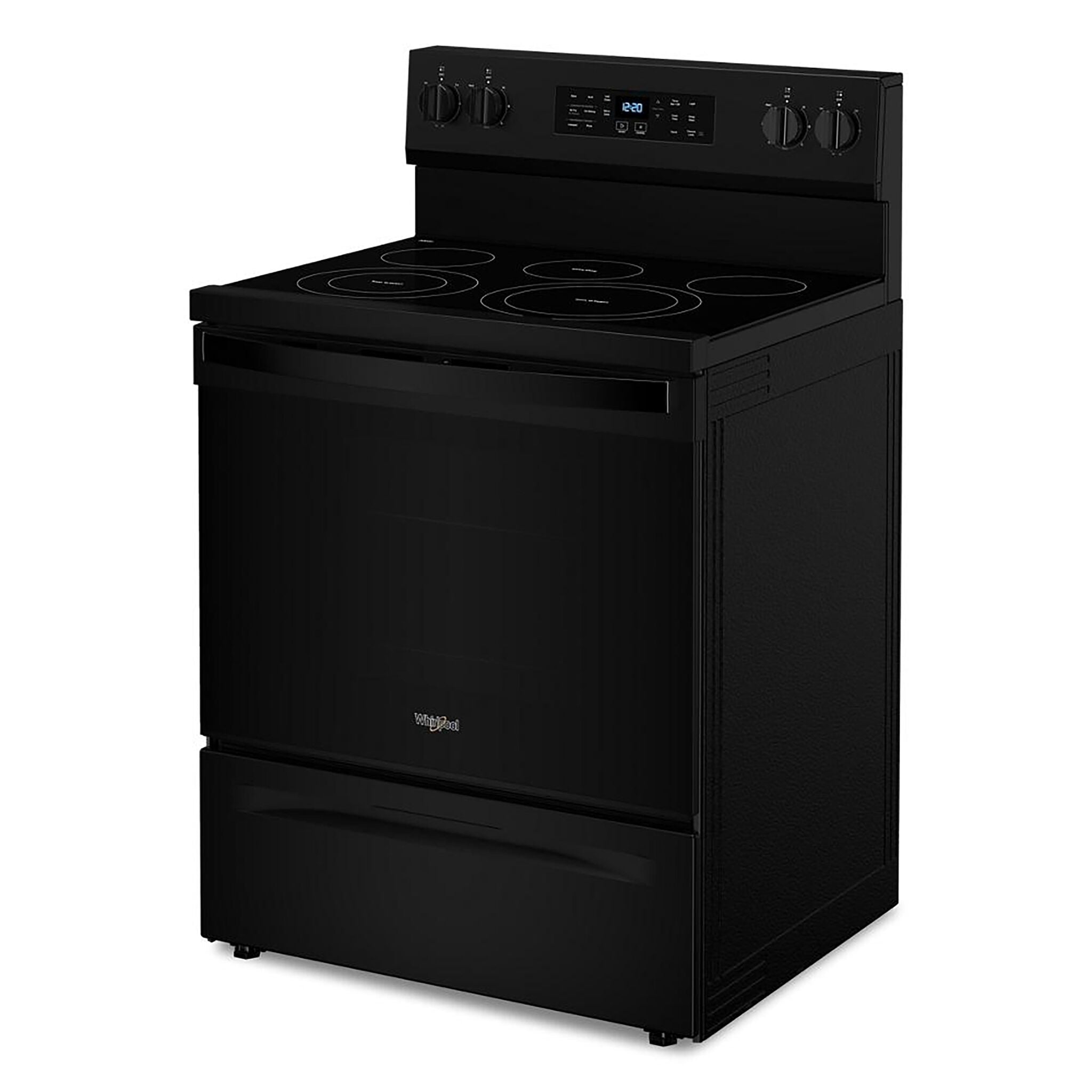 Whirlpool Black Electric Freestanding Range (5.3 Cu.Ft.) - YWFES5030RB