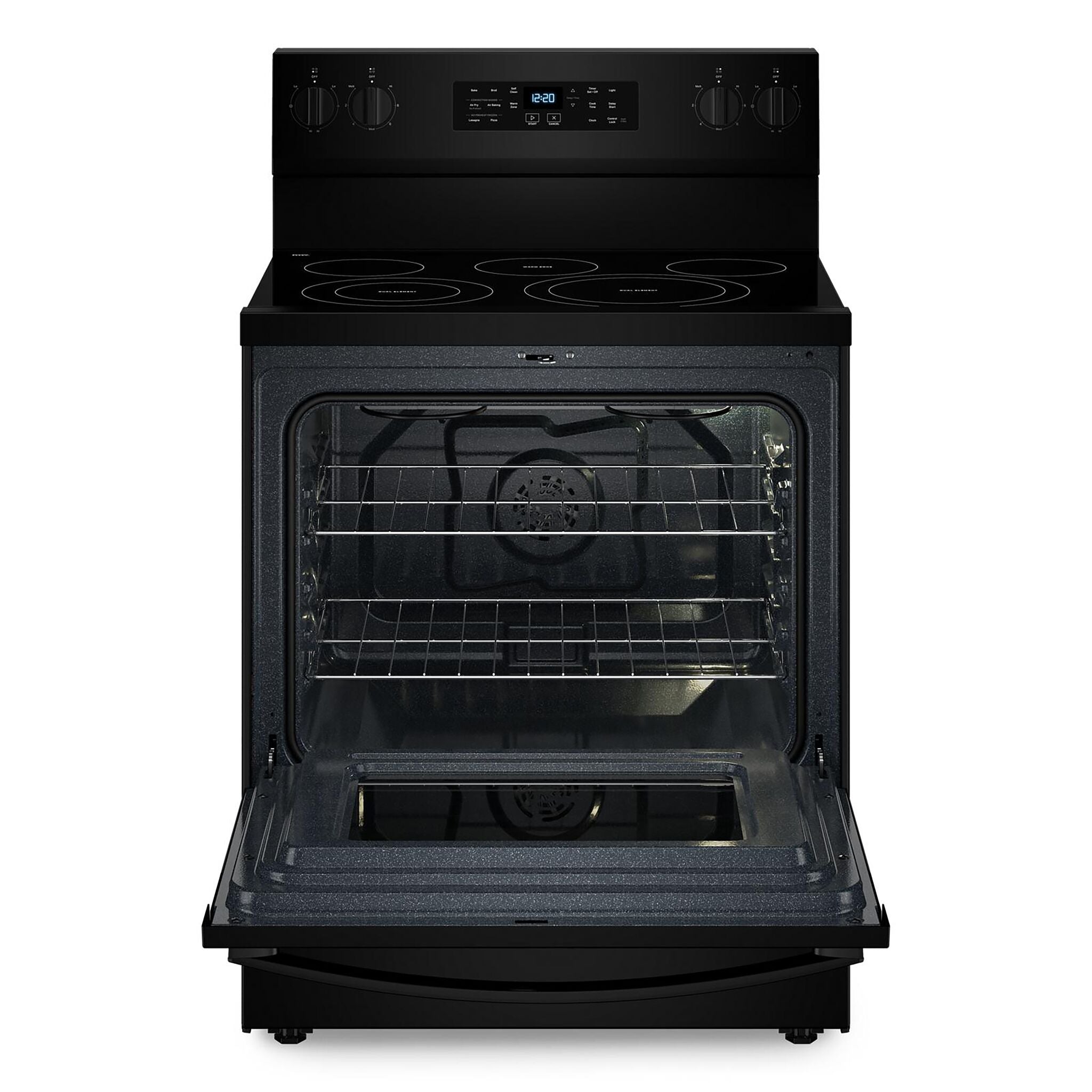 Whirlpool Black Electric Freestanding Range (5.3 Cu.Ft.) - YWFES5030RB