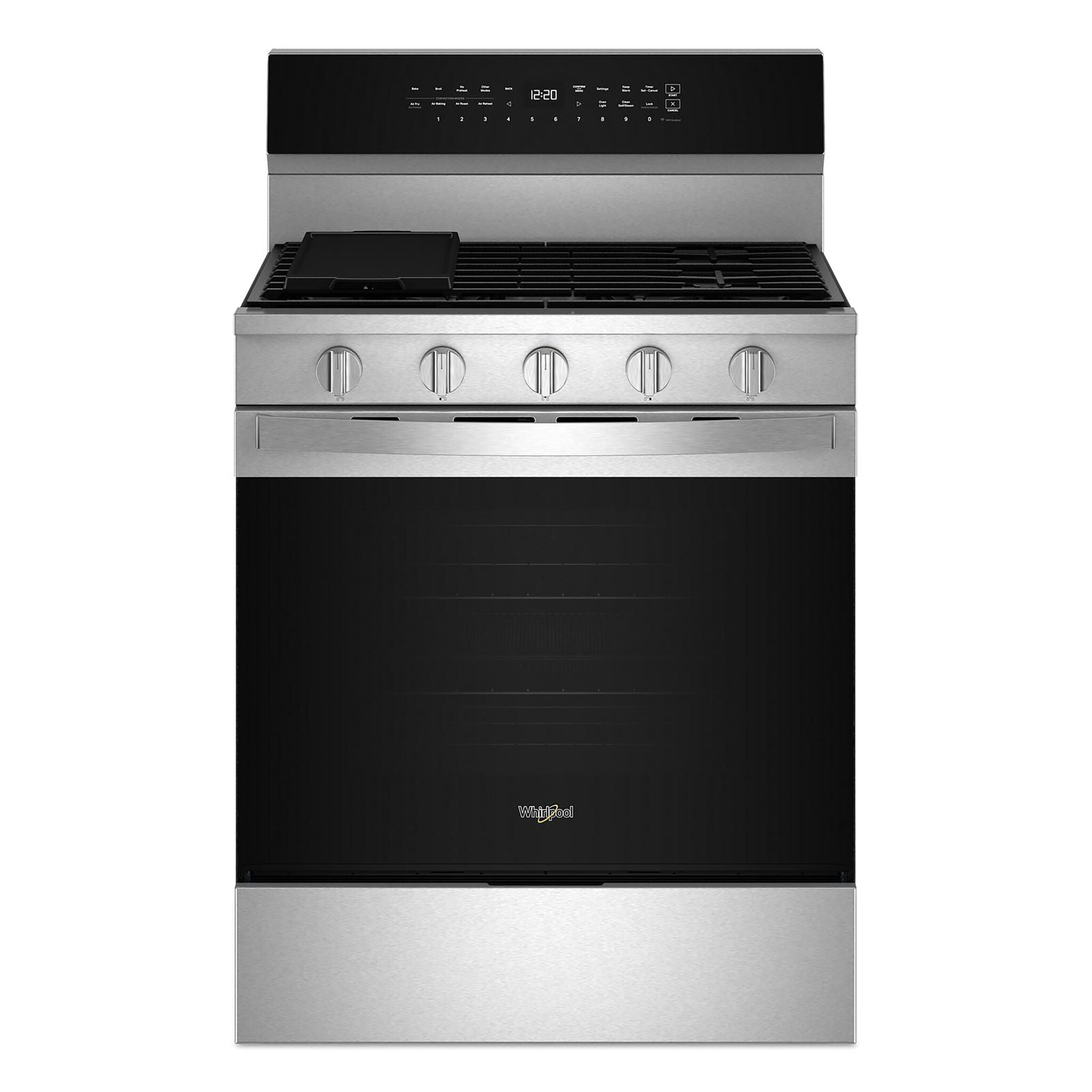 Whirlpool Fingerprint Resistant Stainless Steel Gas Freestanding Range (5 Cu.Ft.) - WFGS7530RZ