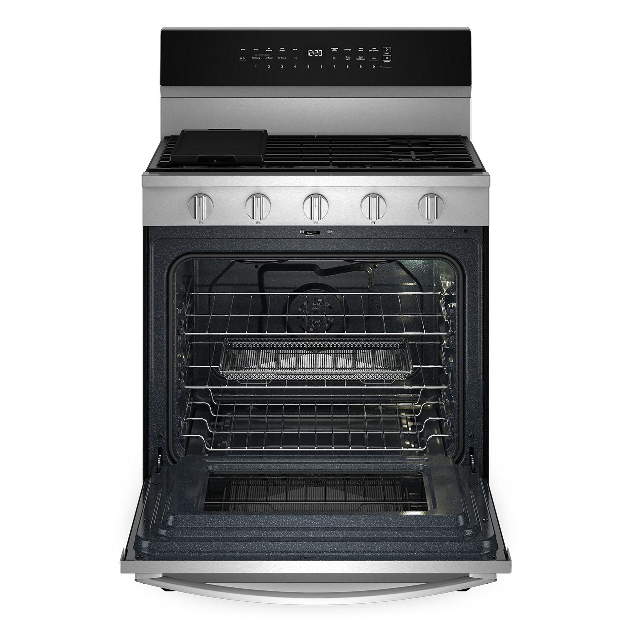 Whirlpool Fingerprint Resistant Stainless Steel Gas Freestanding Range (5 Cu.Ft.) - WFGS7530RZ