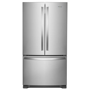 Whirlpool 35.75" 20 Cu. Ft. Fingerprint Resistant Stainless Steel French Door Refrigerator - WRFC2036RZ