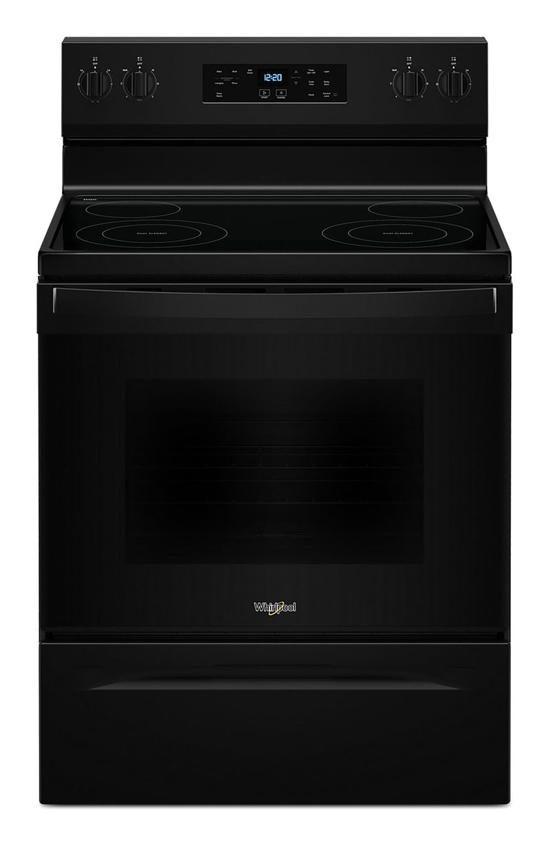 Whirlpool Black 30" Electric Range (5.30 Cu Ft) YWFES3530RB Leon's
