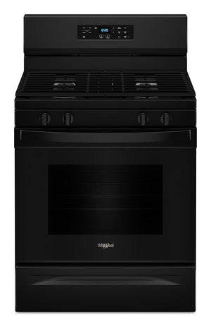 Whirlpool Black 30" Gas Range (5.0 Cu Ft) - WFGS3530RB