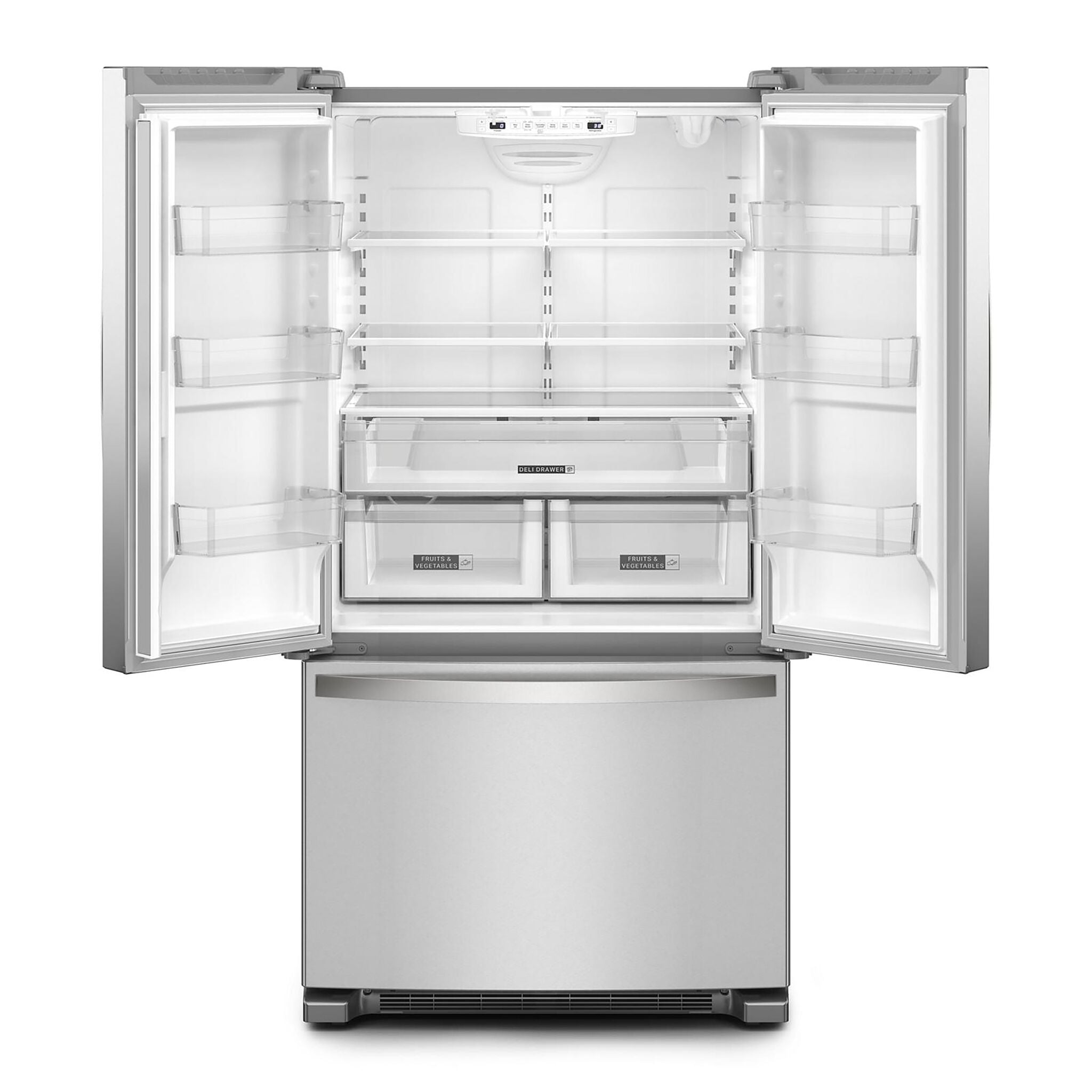 Whirlpool Fingerprint Resistant Stainless Steel French Door Refrigerator (25.2 Cu.Ft.) - WRFF3036RZ