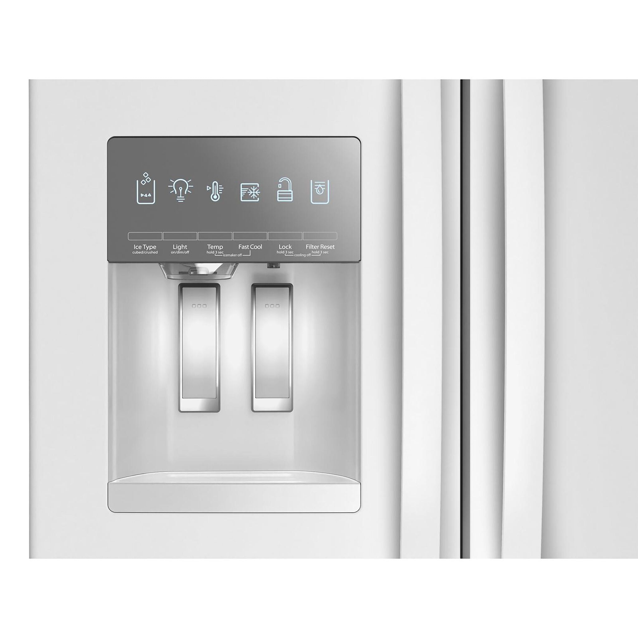 Whirlpool White French Door Refrigerator (24.7 Cu.Ft.) - WRFF3436RW