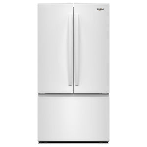 Whirlpool 36" 31 Cu. Ft. White French Door Refrigerator - WRFF3336SW