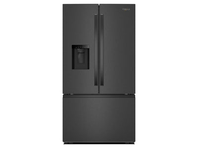 Whirlpool 36" 30 Cu. Ft. Fingerprint Resistant Black Stainless French Door Refrigerator - WRFF3536SV