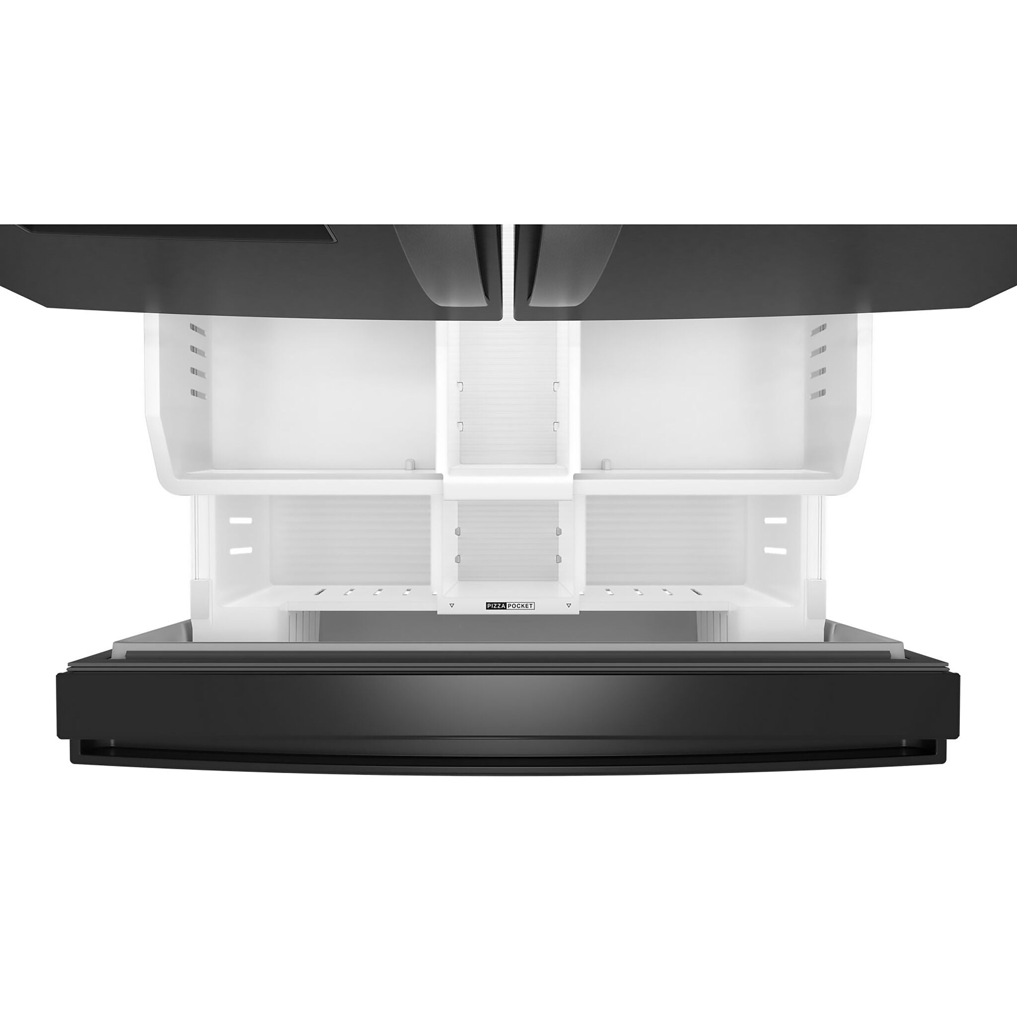 Whirlpool 36" 30 Cu. Ft. Fingerprint Resistant Black Stainless French Door Refrigerator - WRFF3536SV