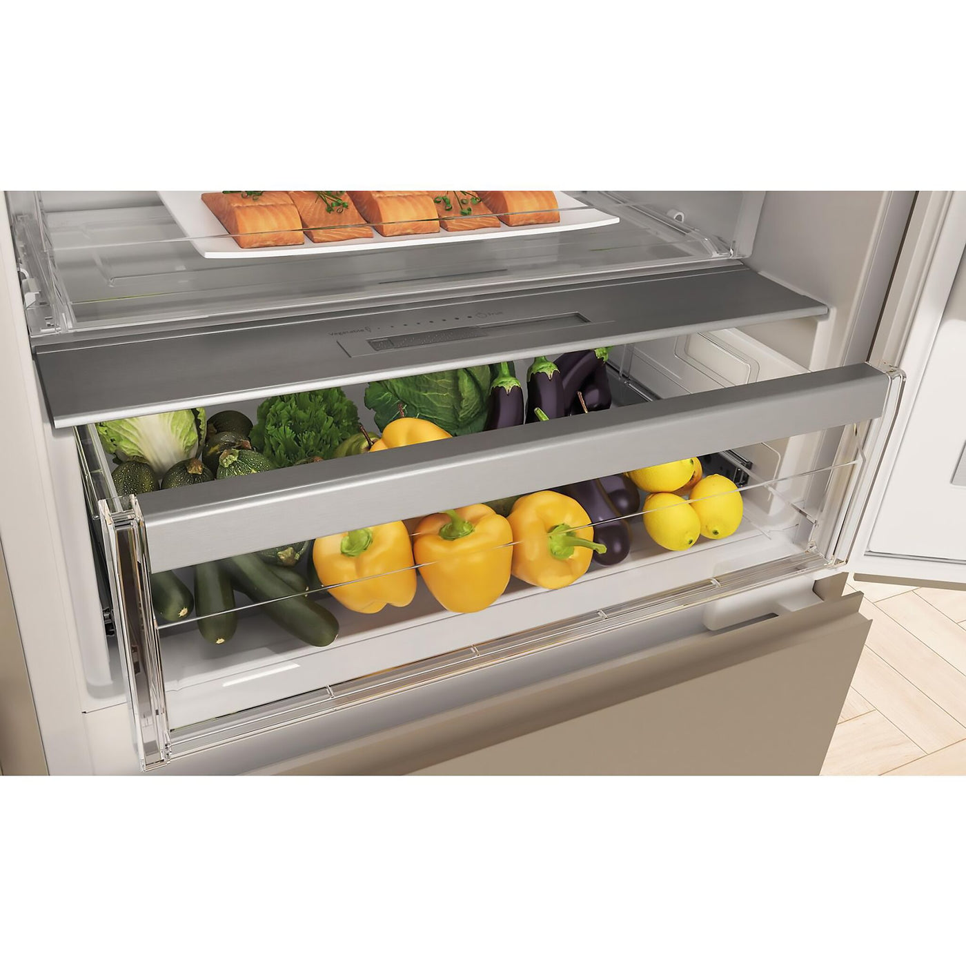 Whirlpool 23.5" 11.31 Cu. Ft. Fingerprint Resistant Stainless Steel Bottom-Freezer Refrigerator - URBC5024PZ