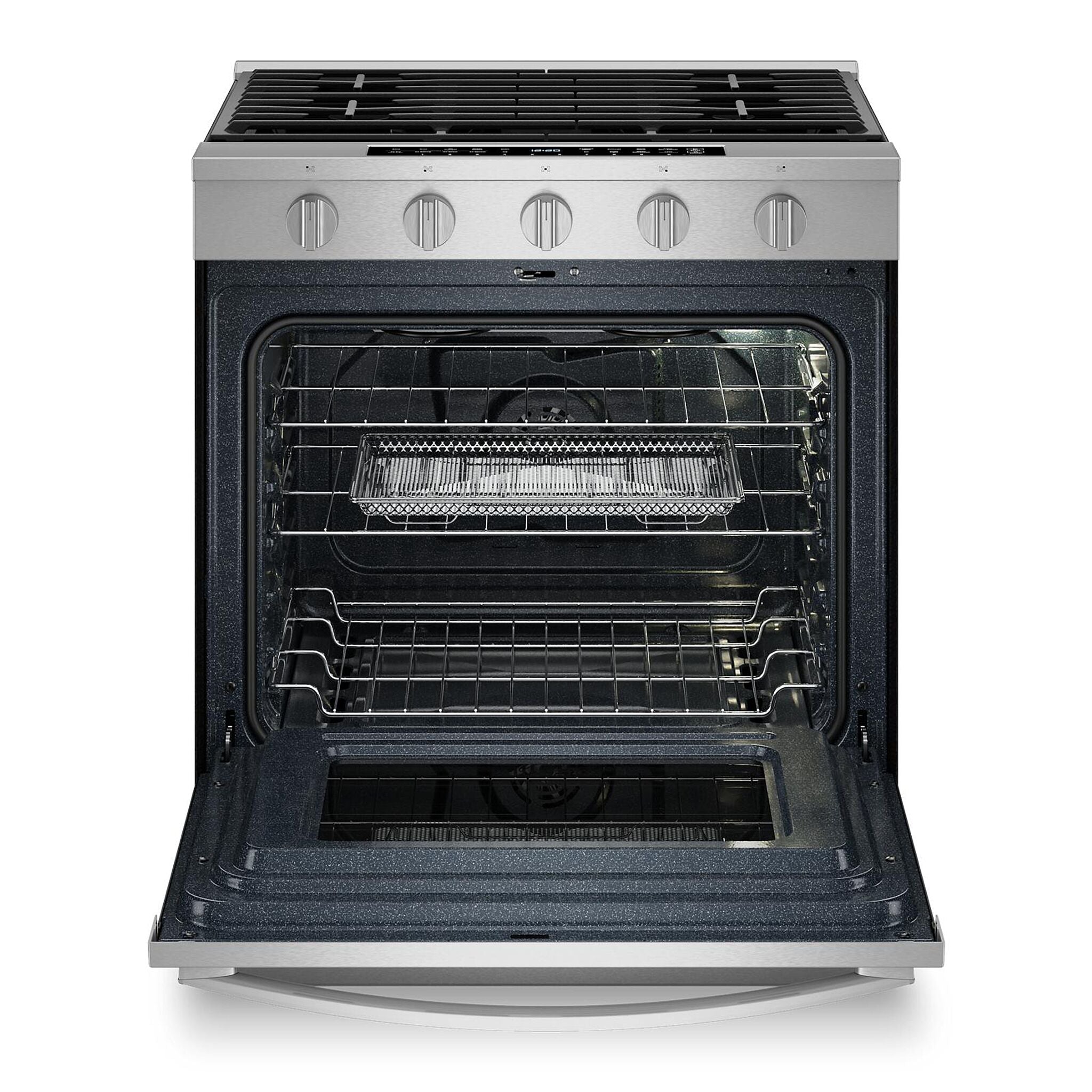 Whirlpool Fingerprint Resistant Stainless Steel Slide-In Gas Range (5 Cu.Ft.) - WSGS7530RZ