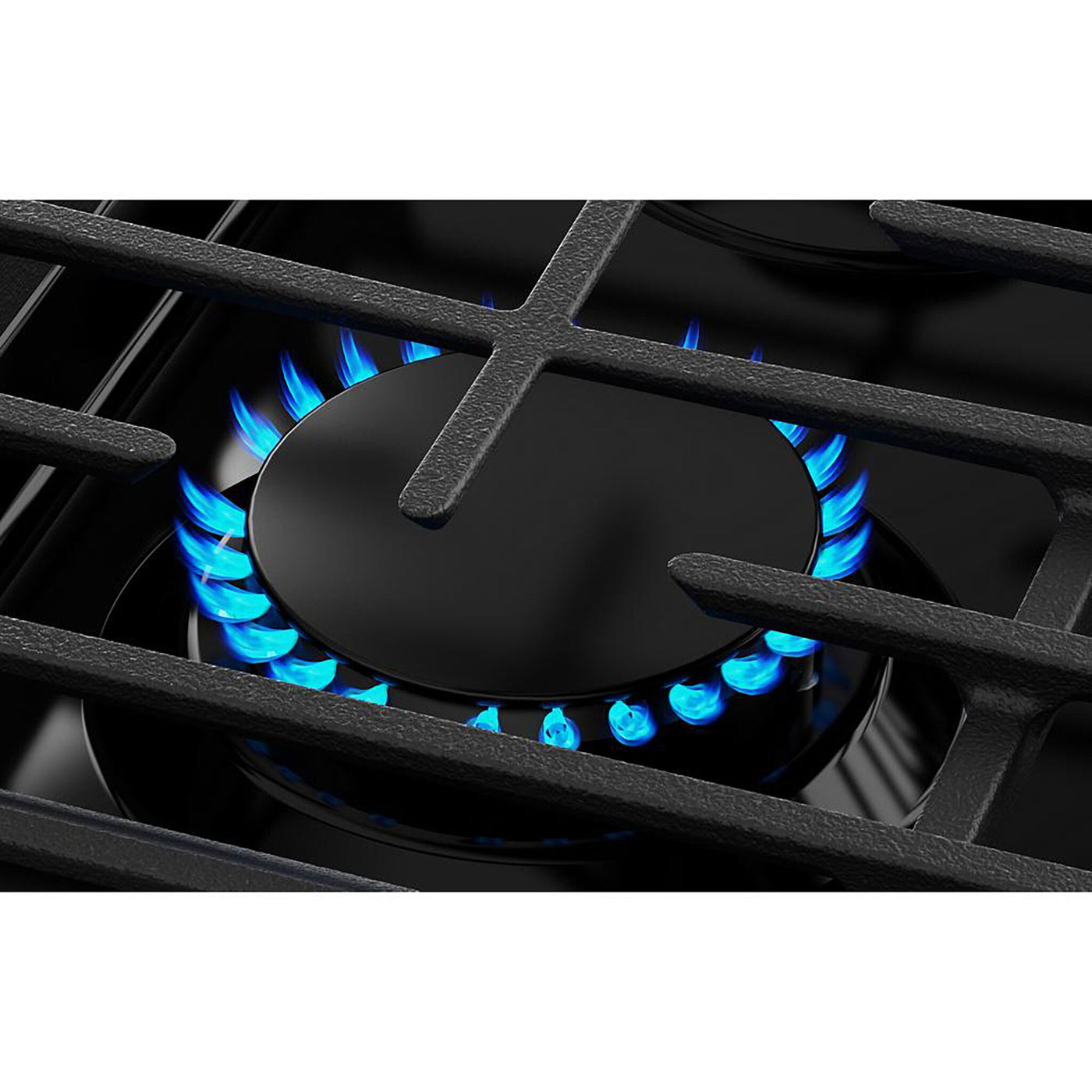 Whirlpool Black-on-Stainless Slide-In Gas Range (5 Cu.Ft.)- WSGS7530RV