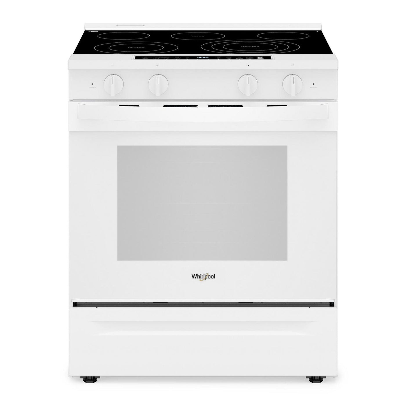 Whirlpool White Slide-In Electric Range (5.3 Cu.Ft.) - YWSES7530RW
