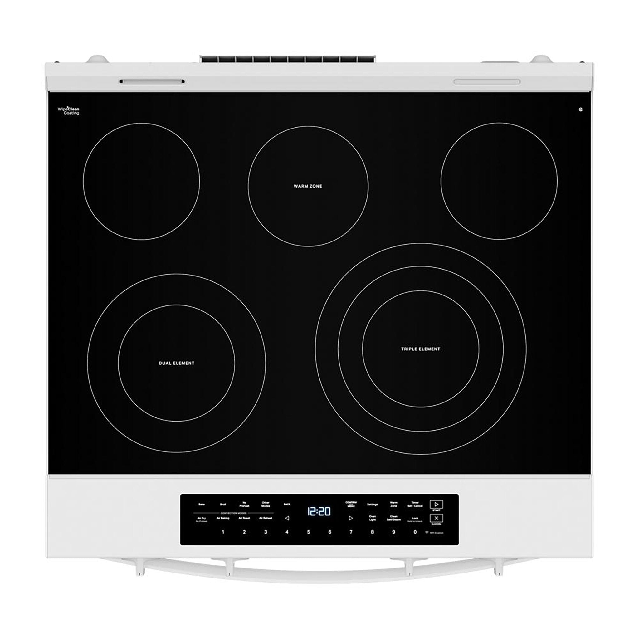 Whirlpool White Slide-In Electric Range (5.3 Cu.Ft.) - YWSES7530RW
