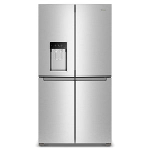 Whirlpool 36" 19.14 Cu. Ft. Fingerprint Resistant Stainless Steel 4-Door French Door Refrigerator - WRQC7836RZ