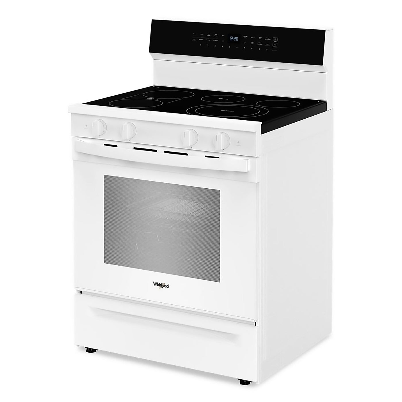 Whirlpool White Freestanding Electric Convection Range (5.3 cu.ft.) - YWFES7030SW