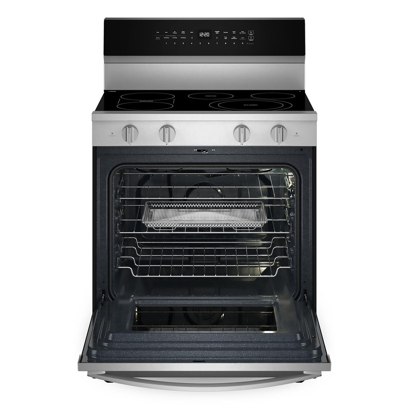 Whirlpool Fingerprint Resistant Stainless Steel Freestanding Electric Convection Range (5.3 cu.ft.) - YWFES7030SZ