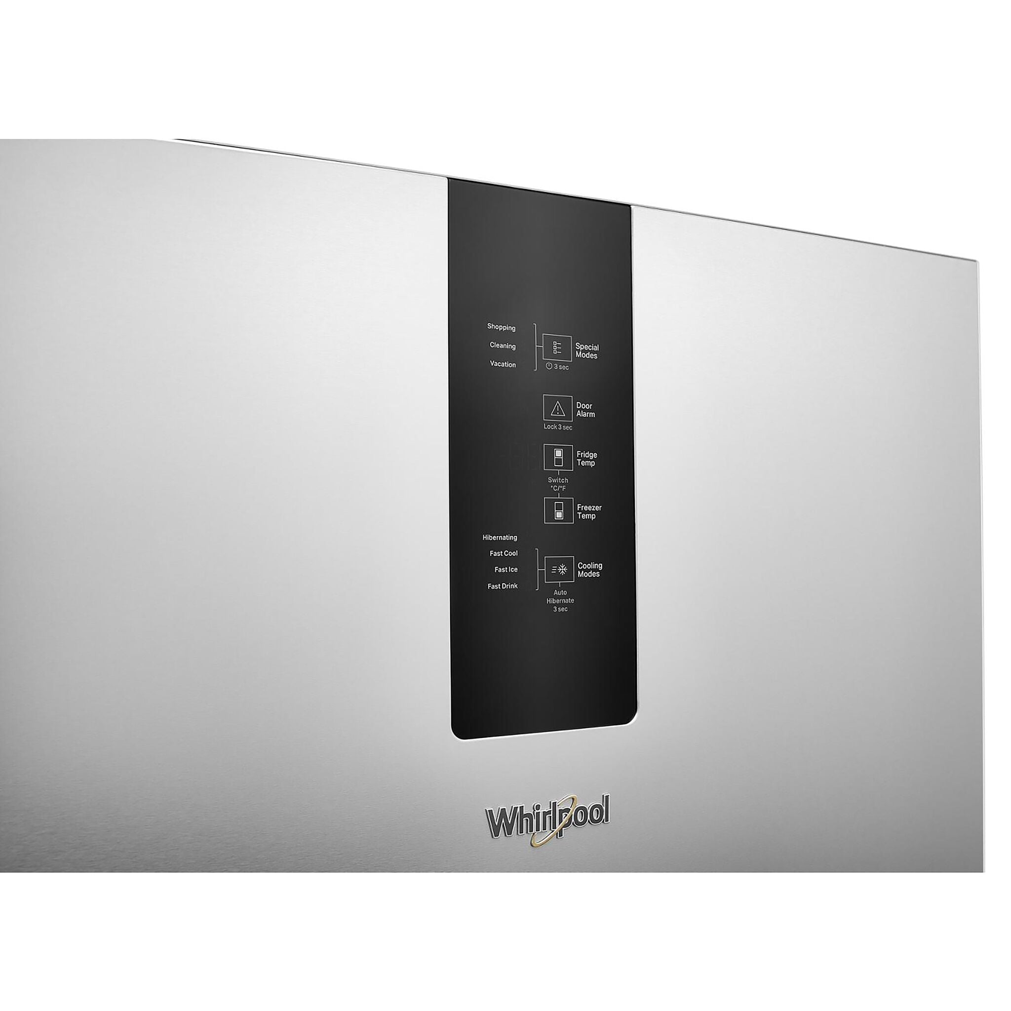 Whirlpool 24" 12.9 Cu. Ft. Stainless Steel Bottom-Freezer Refrigerator - WRB533CZJZ
