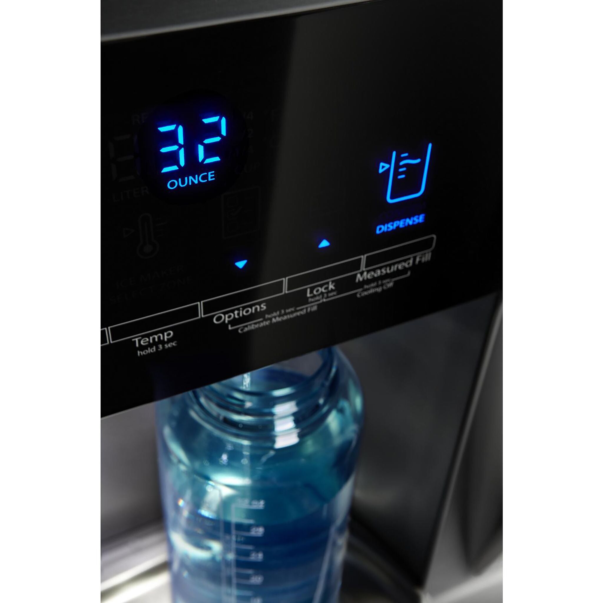 Whirlpool 32.75" 22 Cu. Ft. Black French Door Refrigerator - WRFF5333PB