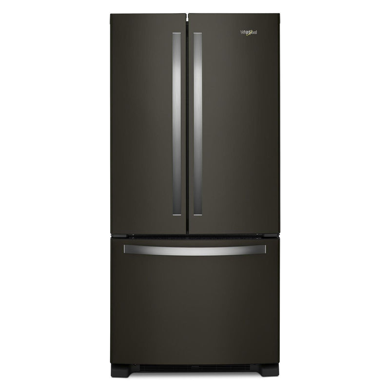 Whirlpool Black Stainless Steel French Door Refrigerator (22.1 Cu