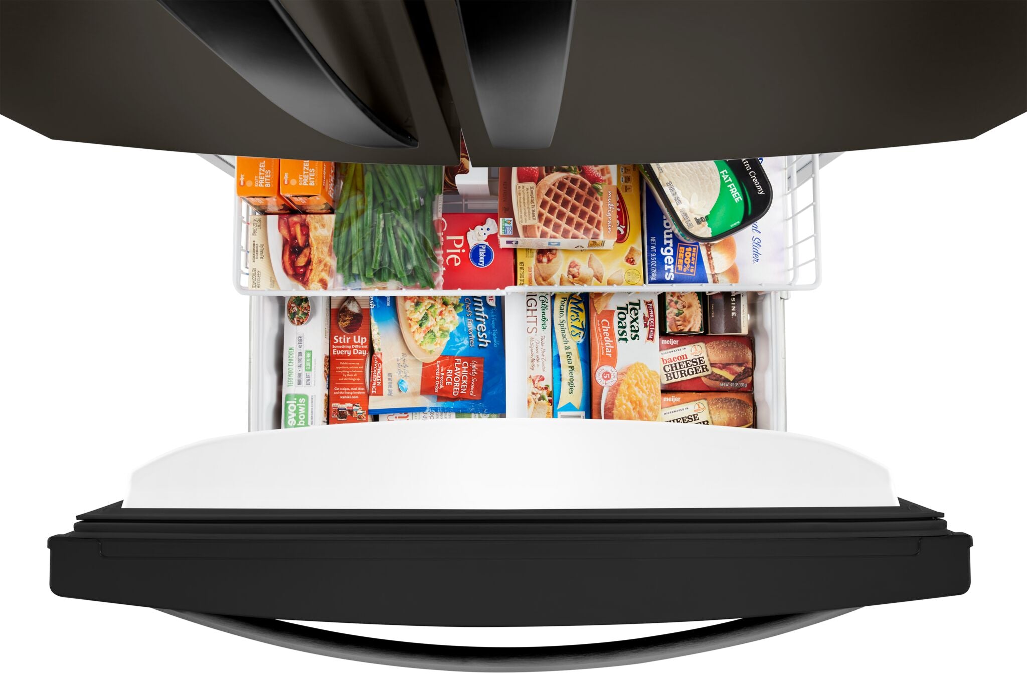 Whirlpool 32.75" 22.1 Cu. Ft. Black Stainless Steel French Door Refrigerator - WRFF5333PV