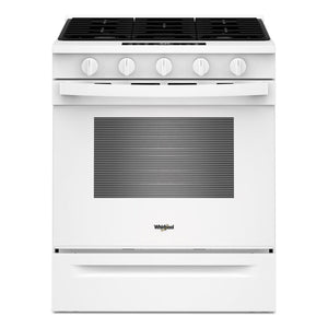 Whirlpool White Slide-In Gas Convection Range (5 cu.ft.) - WSGS5030SW