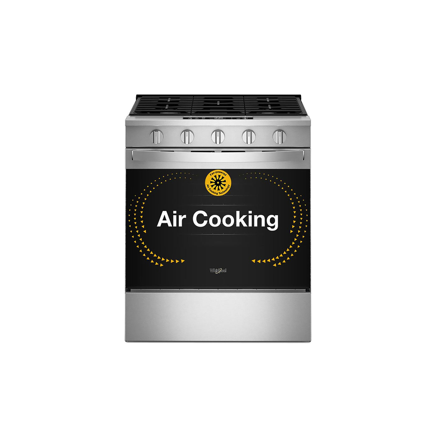 Whirlpool Fingerprint Resistant Stainless Steel Slide-In Gas Convection Range - WSGS5030SZ--