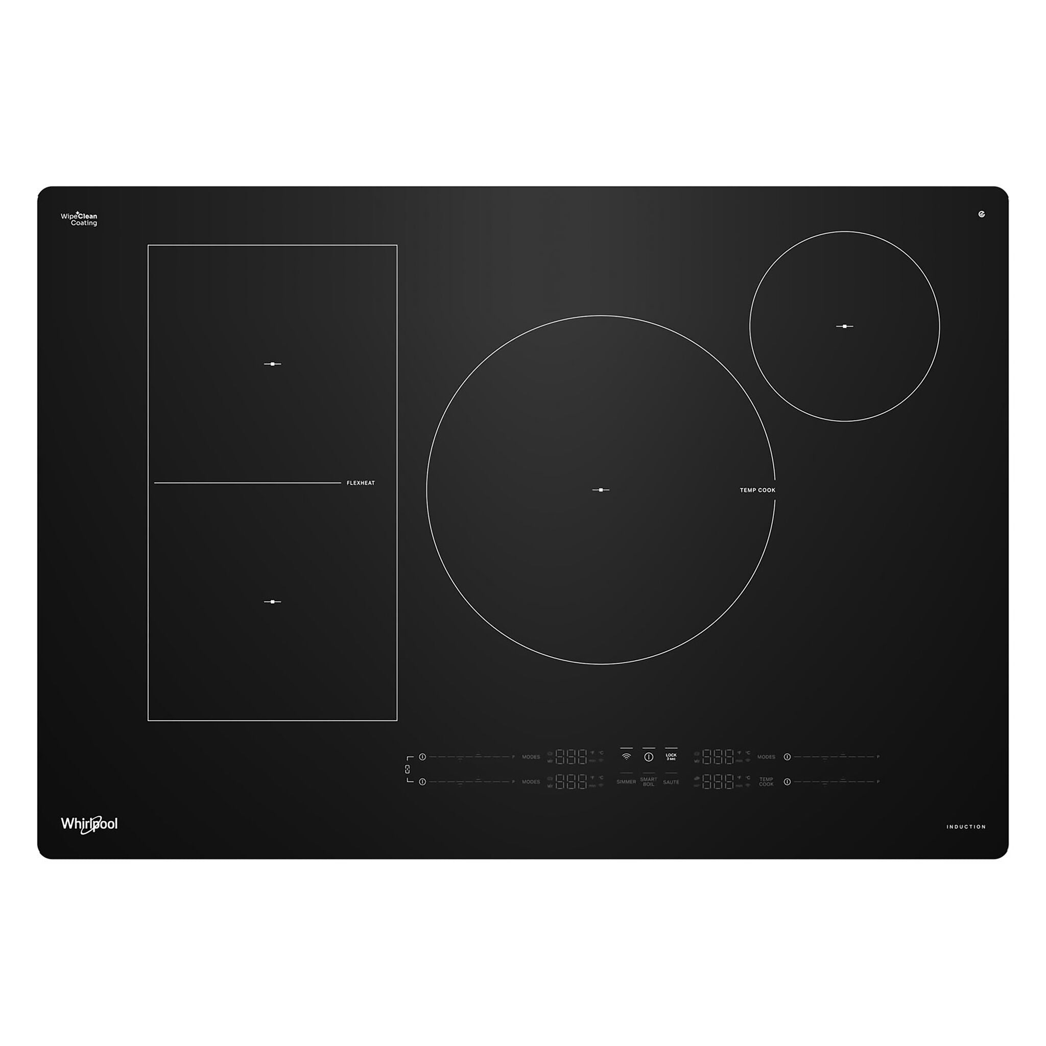 Whirlpool Black 30" Induction Cooktop - WCIT7530SB