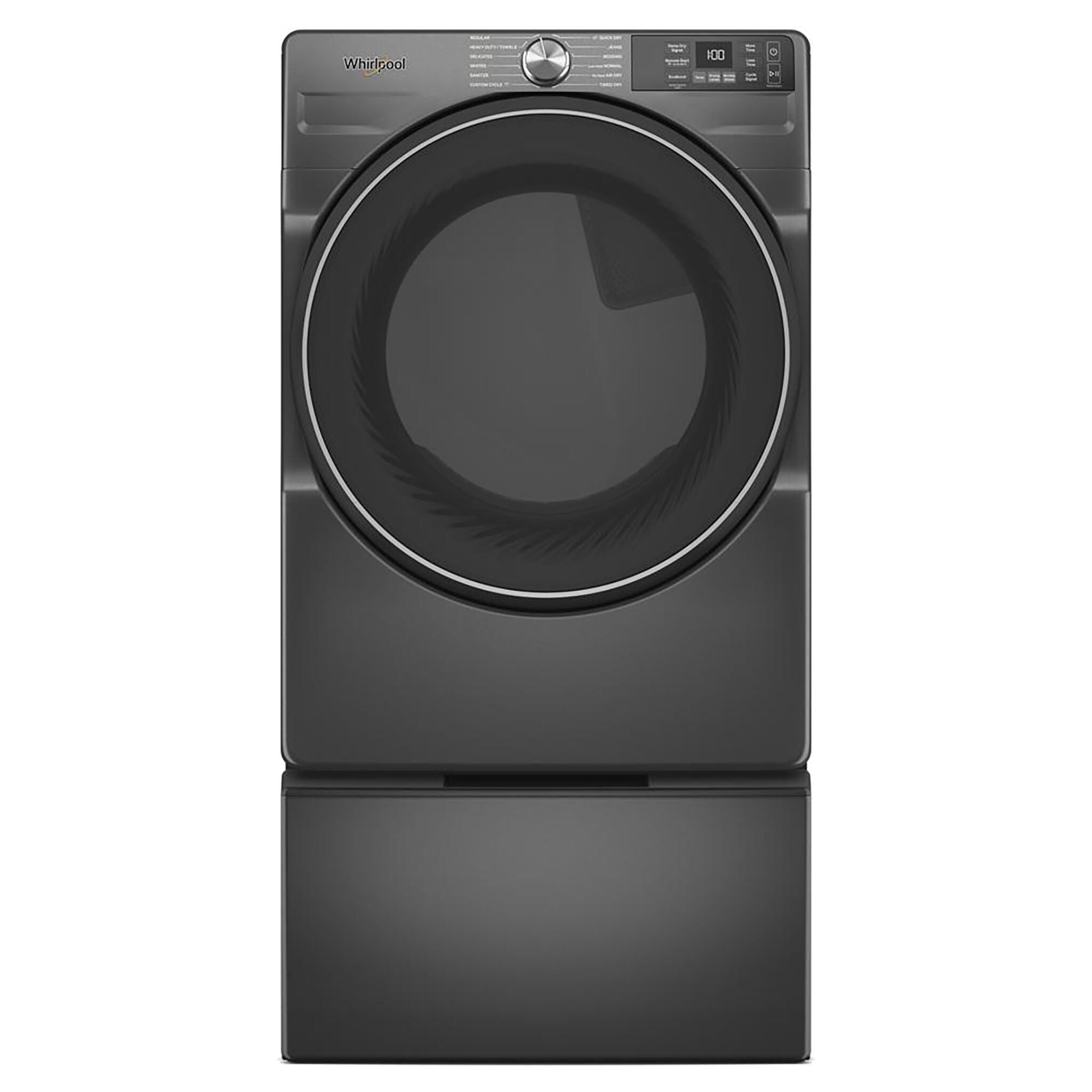 Whirlpool Volcano Black Electric Dryer with Wrinkle Shield™ (7.4 Cu.Ft.) - YWED5720RU