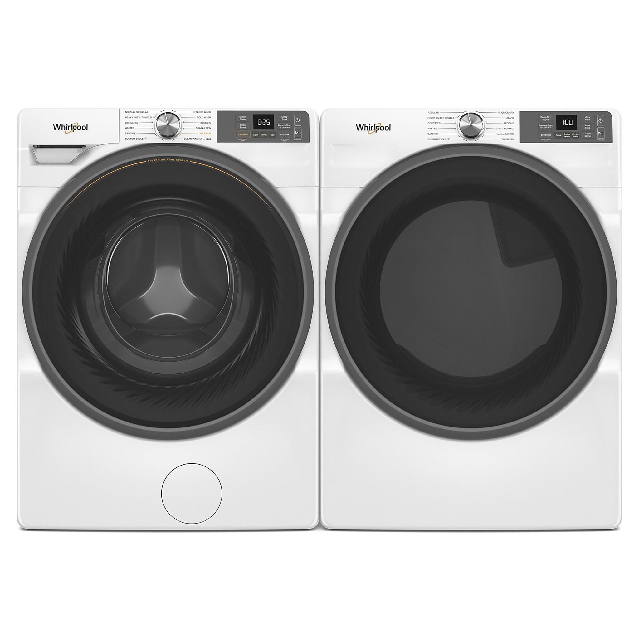 Whirlpool White Gas Dryer with Wrinkle Shield™ (7.4 Cu.Ft.) - WGD5720RW