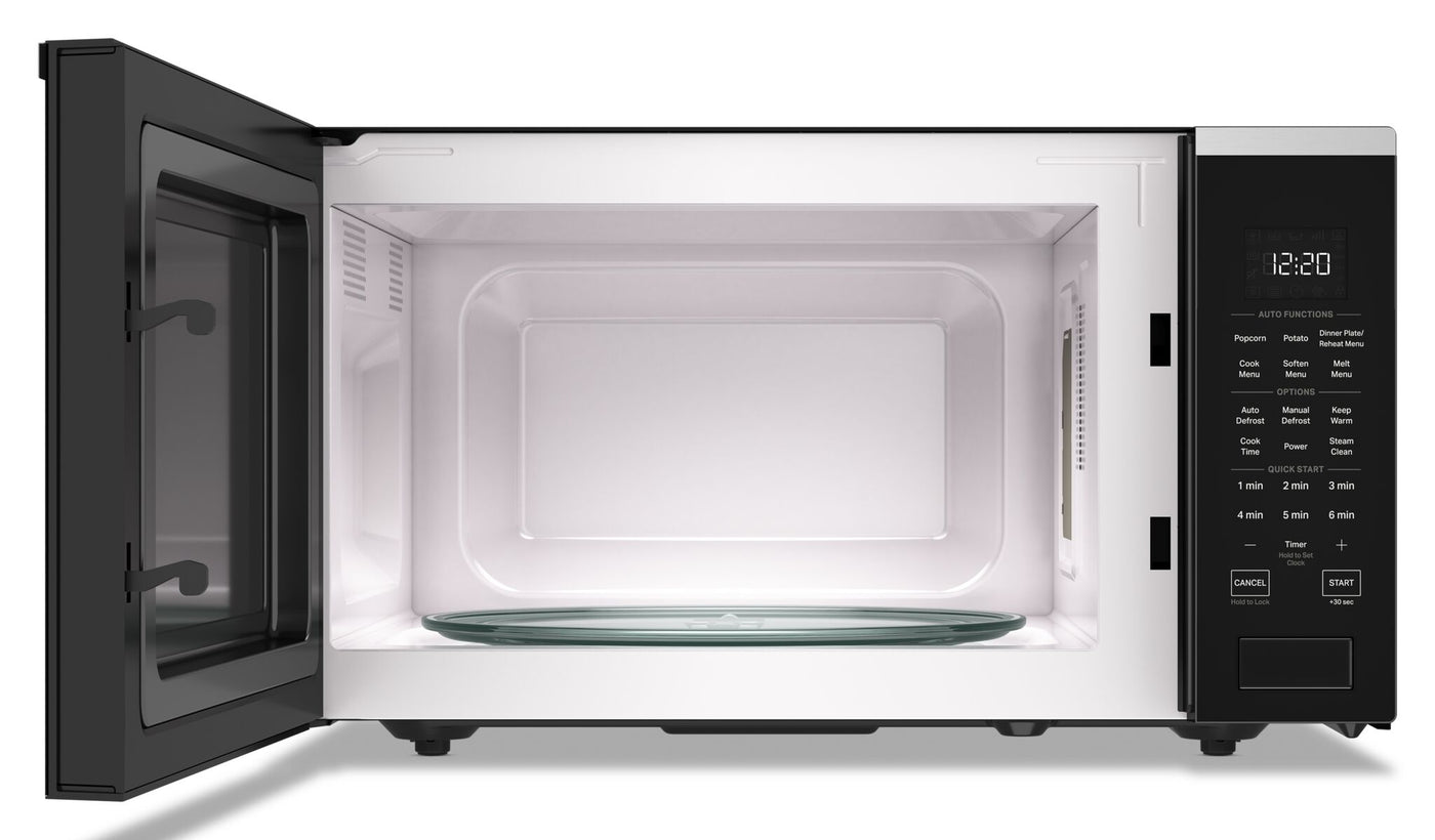 Whirlpool Black Countertop Sensor Cooking Microwave (1.60 Cu Ft) - YWMCS7022PB
