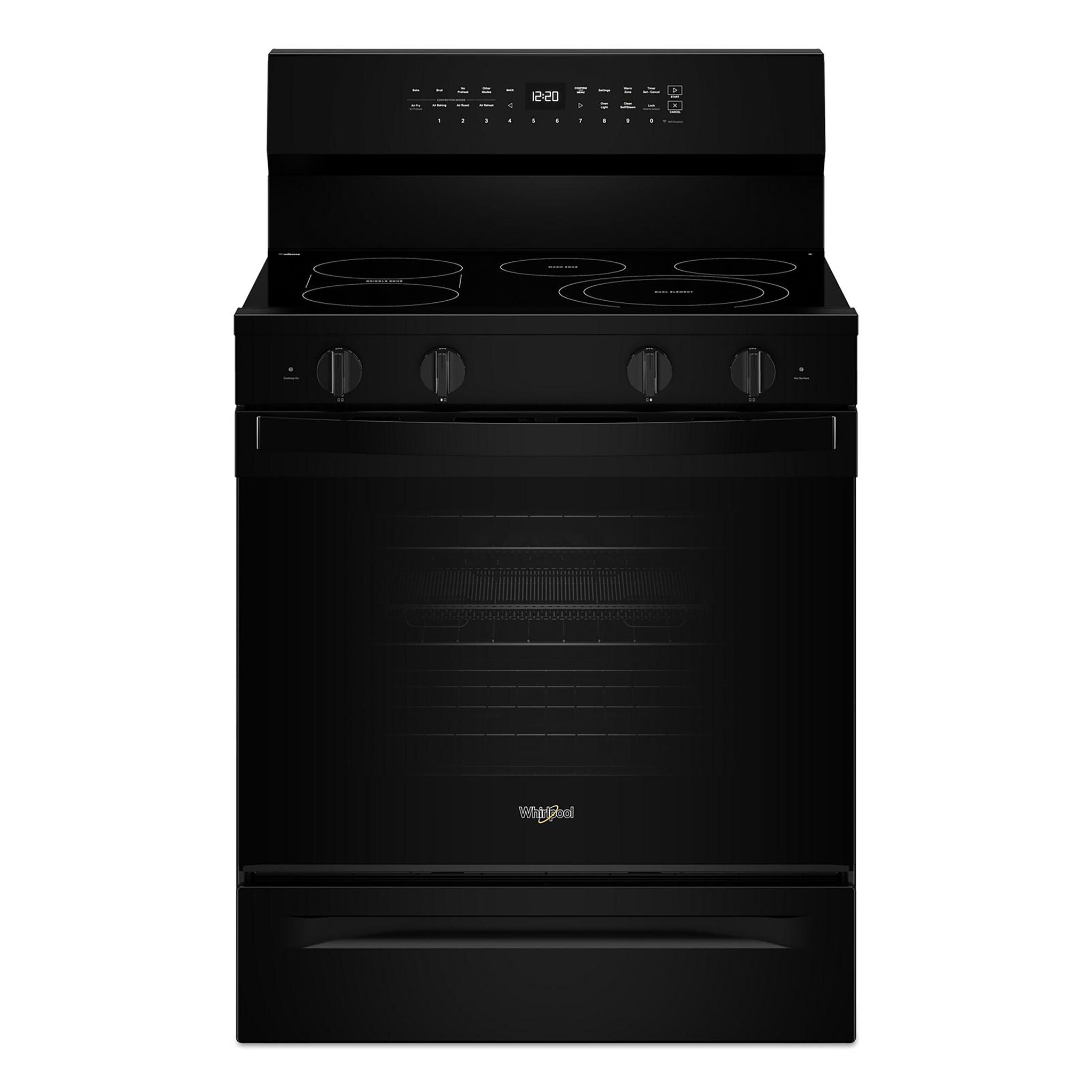 Whirlpool Black Freestanding Electric Range (5.3 Cu.Ft.) - YWFES7530RB
