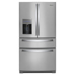 Whirlpool 35.75" 26 Cu. Ft. Fingerprint Resistant Stainless Steel 4-Door French Door Refrigerator - WRMF7736PZ