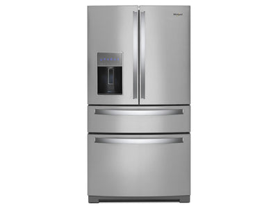 Whirlpool 35.75" 26 Cu. Ft. Fingerprint Resistant Stainless Steel 4-Door French Door Refrigerator - WRMF7736PZ